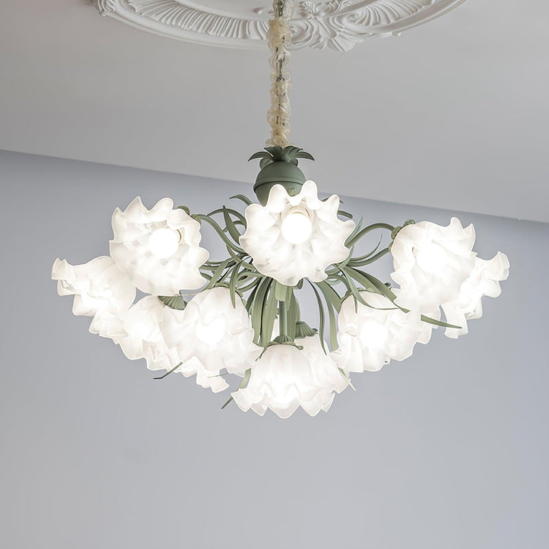 Lily of the Valley Flower Chandelier