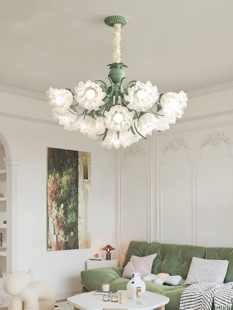 Lily of the Valley Flower Chandelier