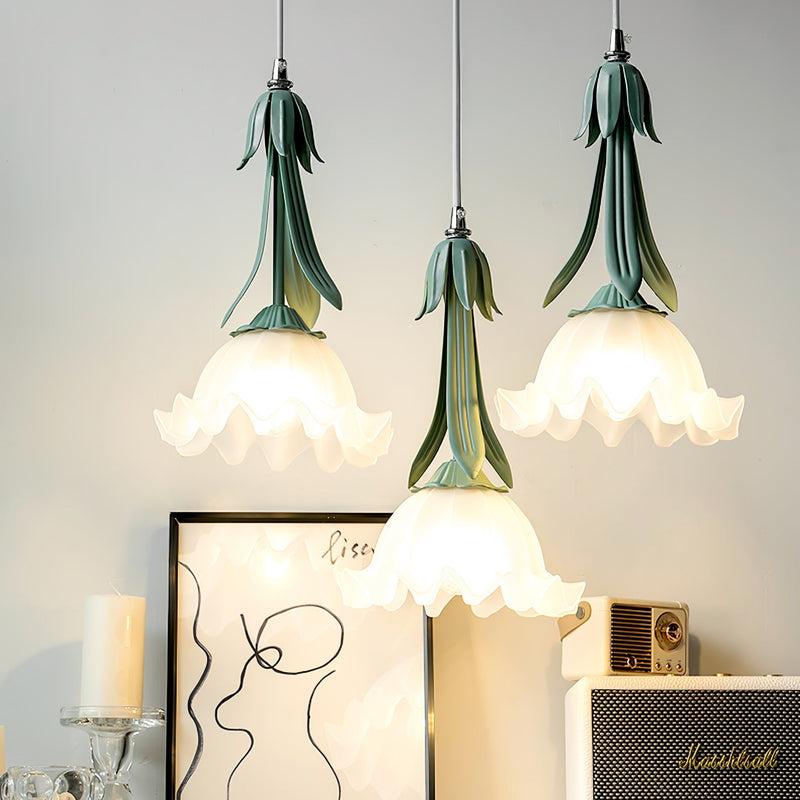 Lily of the valley pendant light