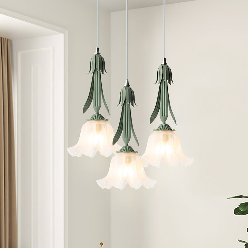 Lily of the valley pendant light