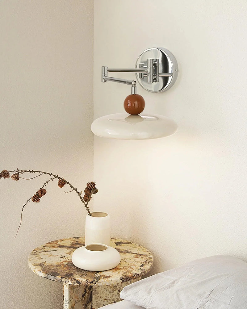 Lola swing arm wall light