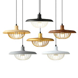 Imitation Wood Grain Pendant Lamps