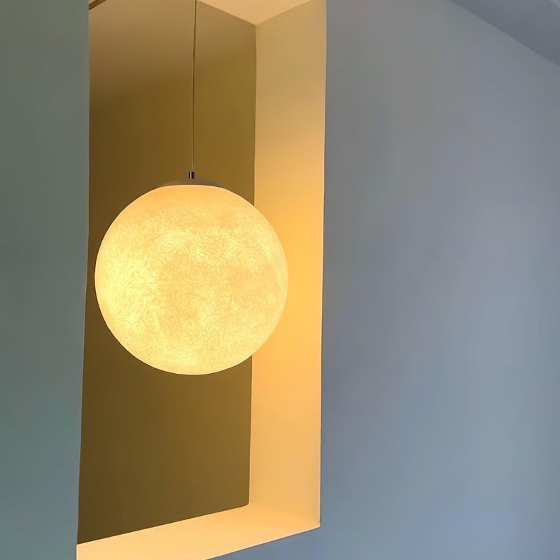 Moon pendant light