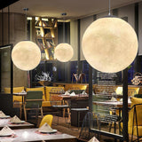 Moon pendant light