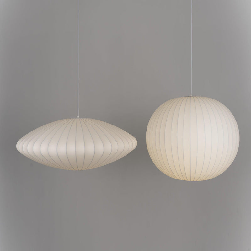 Bubble Mulberry Silk Pendant Lamp