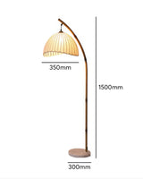 Cultural Zen Bamboo Floor Lamp Illumination