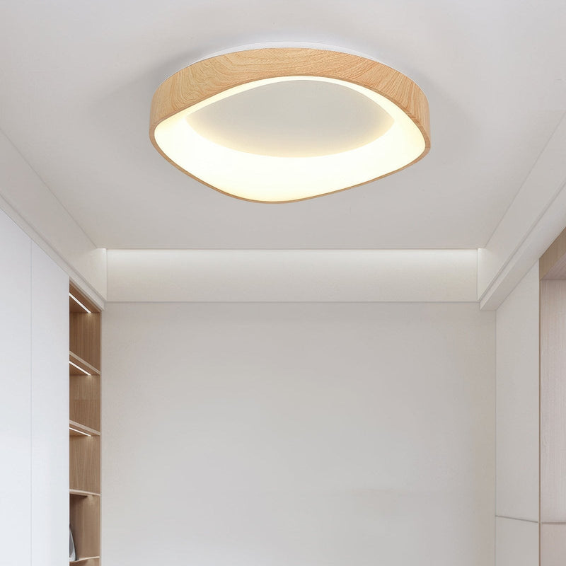 Nordic Artistic Wood Grain Ceiling Light