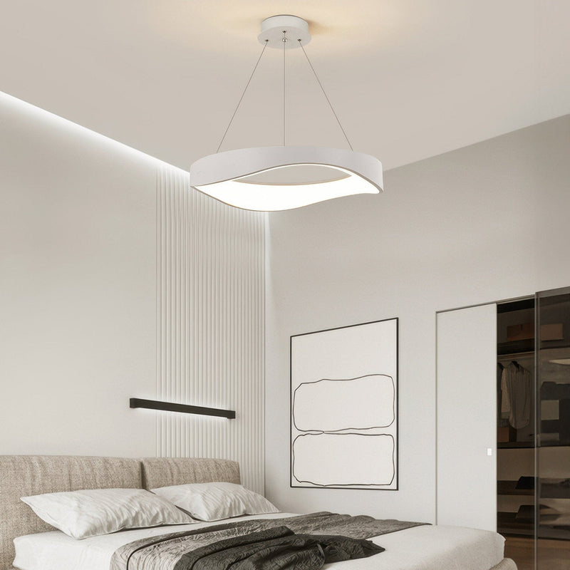 Modern Round LED Pendant Light for Versatile Indoor Lighting