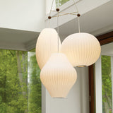 Triple Pear Bubble Pendant Lamp