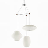 Triple Pear Bubble Pendant Lamp