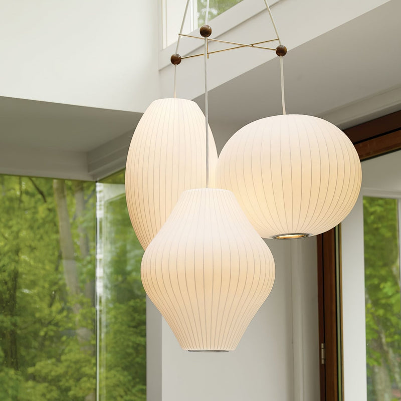 Triple Pear Bubble Pendant Lamp