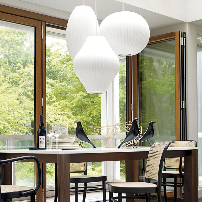 Triple Pear Bubble Pendant Lamp