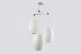 Triple Pear Bubble Pendant Lamp