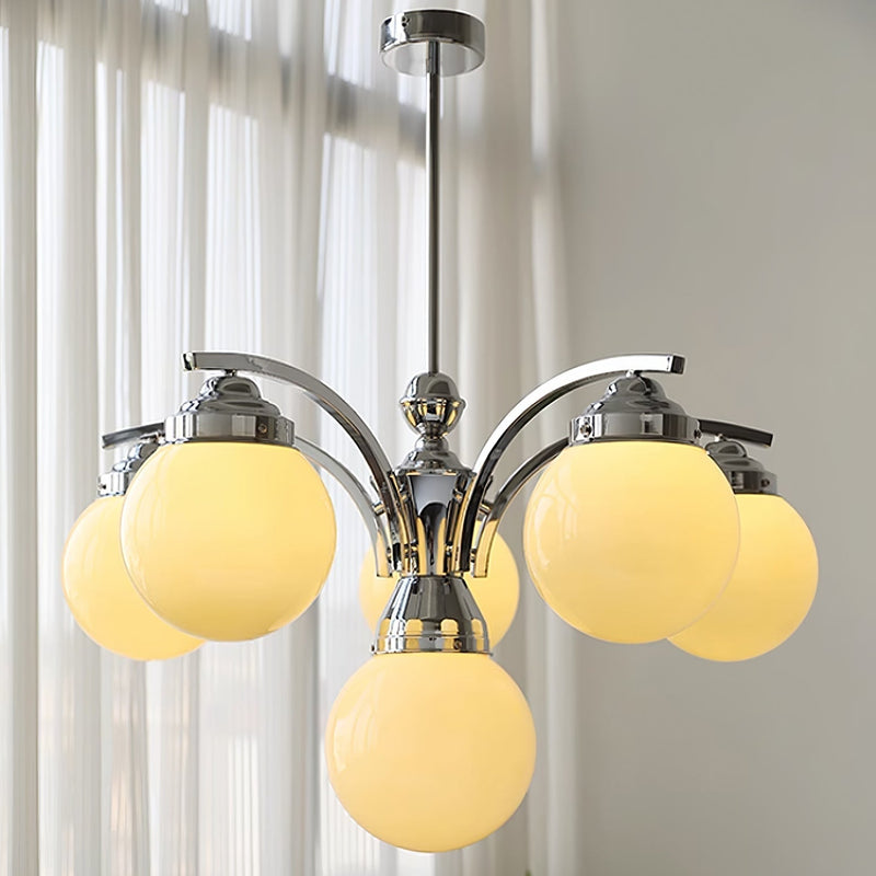 Retro Salamanca Round Glass Chandelier Lights