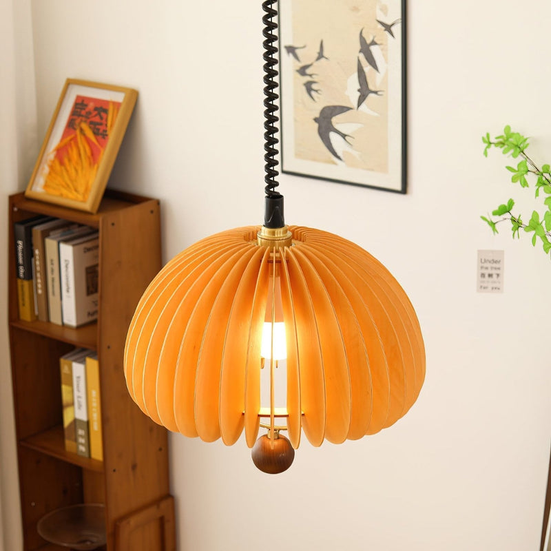 Pumpkin Adjustable Pendant Lamp