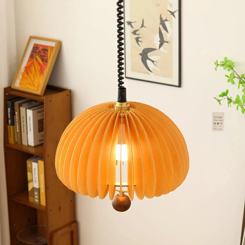 Pumpkin Adjustable Pendant Lamp