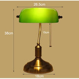 European Style Glass Table Lamp