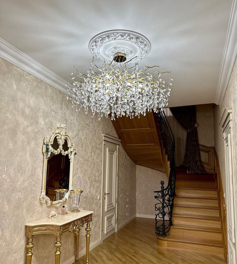 French Style Branch Crystal Chandelier