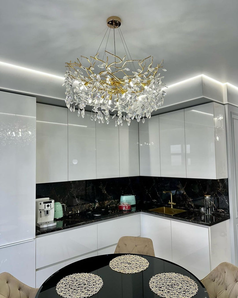 French Style Branch Crystal Chandelier