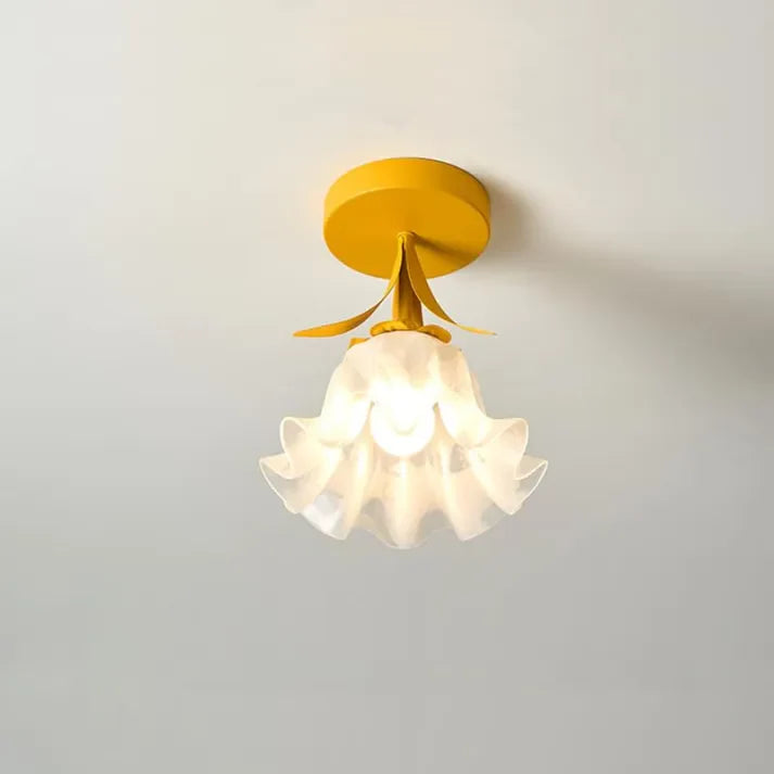 French Tiffany Simple Mini Flower Ceiling Light