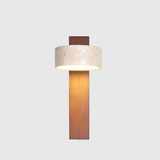 Wabi Sabi Off-white Travertine Wall Lamp