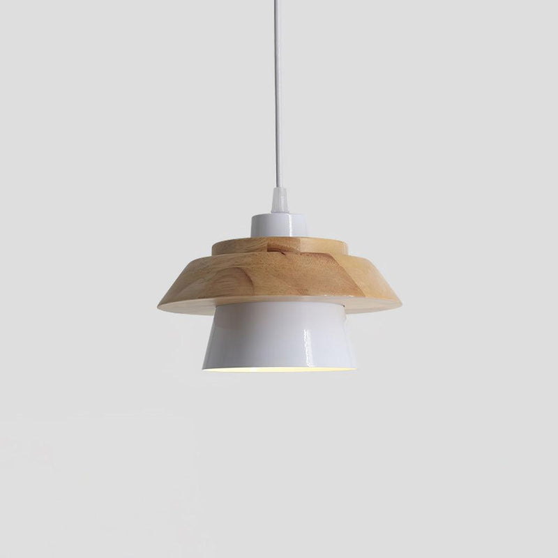 Stone Wood Pendant Lamp