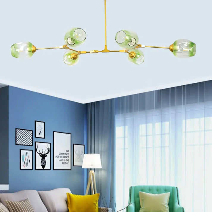 Bifurcation Bubble Glass Sputnik Chandelier