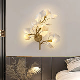 Flower branch wall lamp