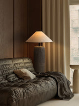 Weathered Wood Floor Lamp