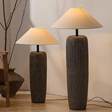 Weathered Wood Floor Lamp