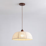 Wood and Fabric Series Pendant Lamp