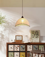 Wood and Fabric Series Pendant Lamp