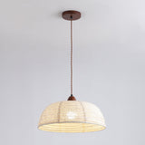 Wood and Fabric Series Pendant Lamp