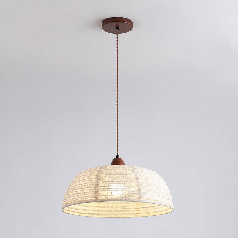 Wood and Fabric Series Pendant Lamp