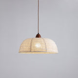 Wood and Fabric Series Pendant Lamp