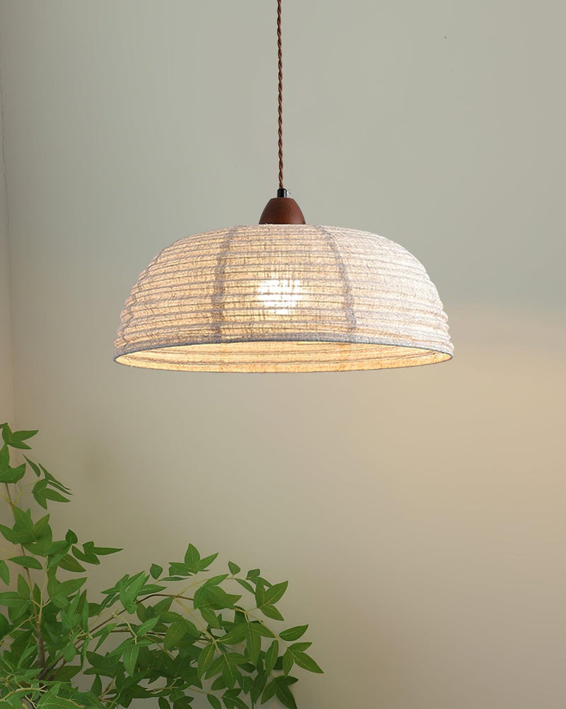 Wood and Fabric Series Pendant Lamp