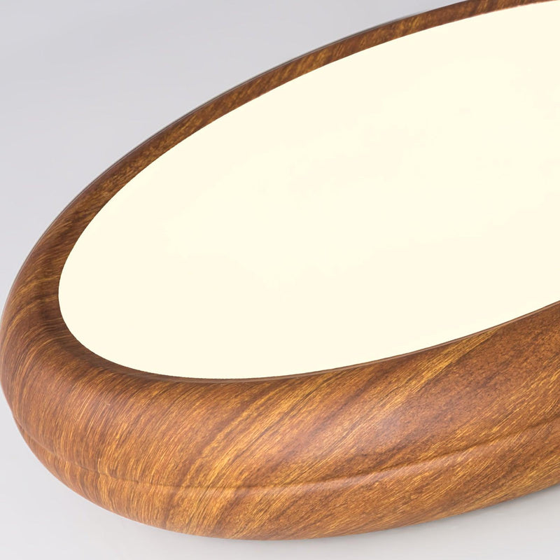 Wood Grain Round Ceiling Light