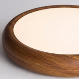 Wood Grain Round Ceiling Light