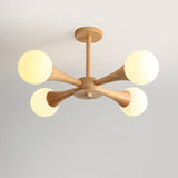 Wooden Nera Chandelier