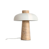 Natural Travertine Table Lamp