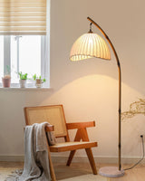 Cultural Zen Bamboo Floor Lamp Illumination