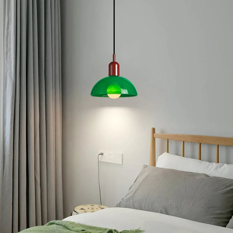 Aurora Colorful Bowl Pendant Light