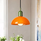 Aurora Colorful Bowl Pendant Light