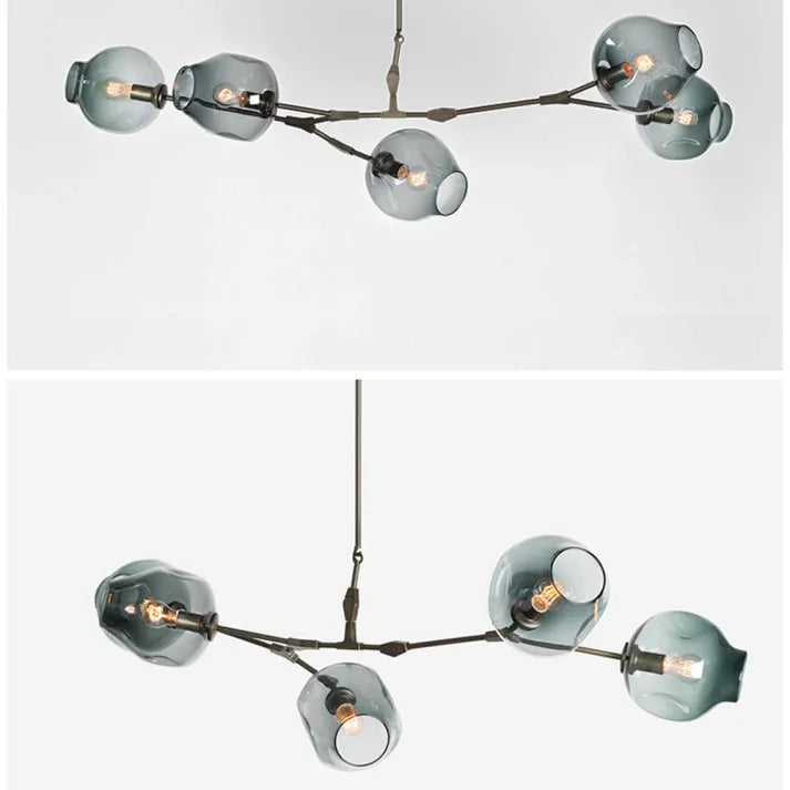 Bifurcation Bubble Glass Sputnik Chandelier