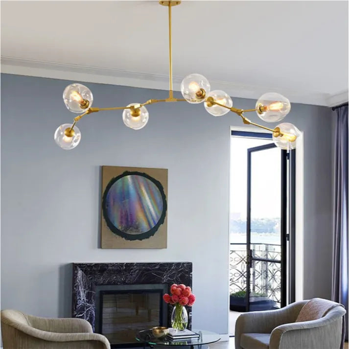 Bifurcation Bubble Glass Sputnik Chandelier