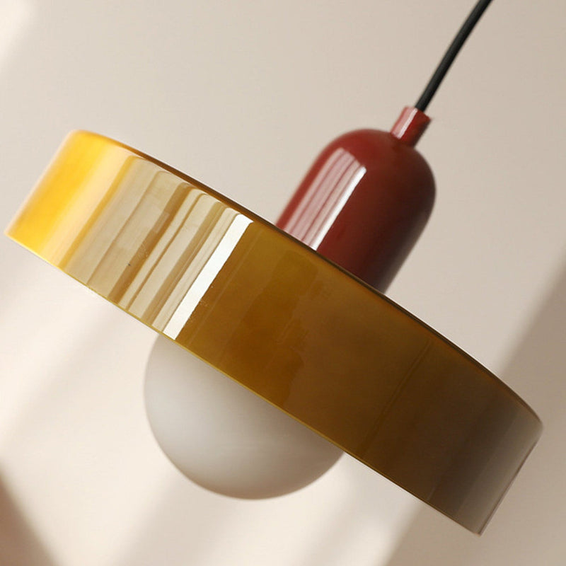 Bauhaus Pendant Light in Colored Glass – Arture Lighting