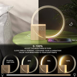 Touch Control bedside alarm clock light