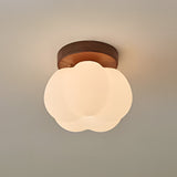 Pumpkin Flush Ceiling Lamp