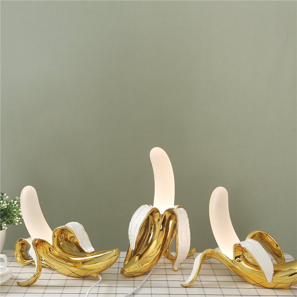 Ausuky Banana Table Lamps Modern Creative Design Bedside Lighting Bedroom LED Desk Lamp