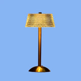 Crystal Metal Cordless Table Lamp